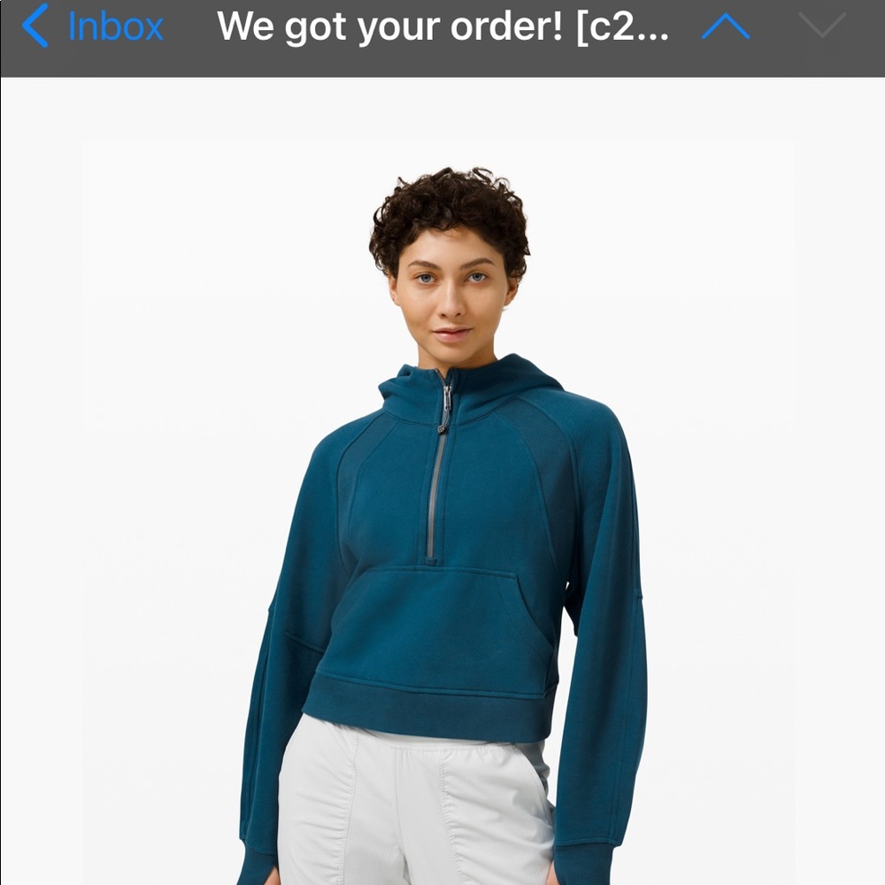 LuLuLemon Scuba Oversized 1/2 Zip Hoodie NWT M/L